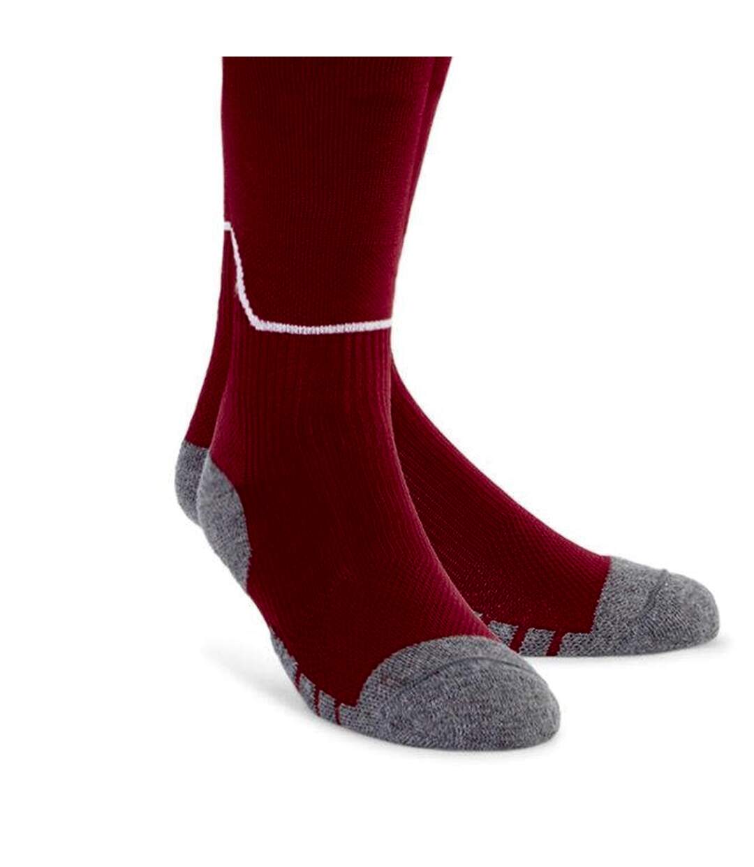 Umbro - Chaussettes de foot DIAMOND (Bordeaux / Blanc) - UTUO227