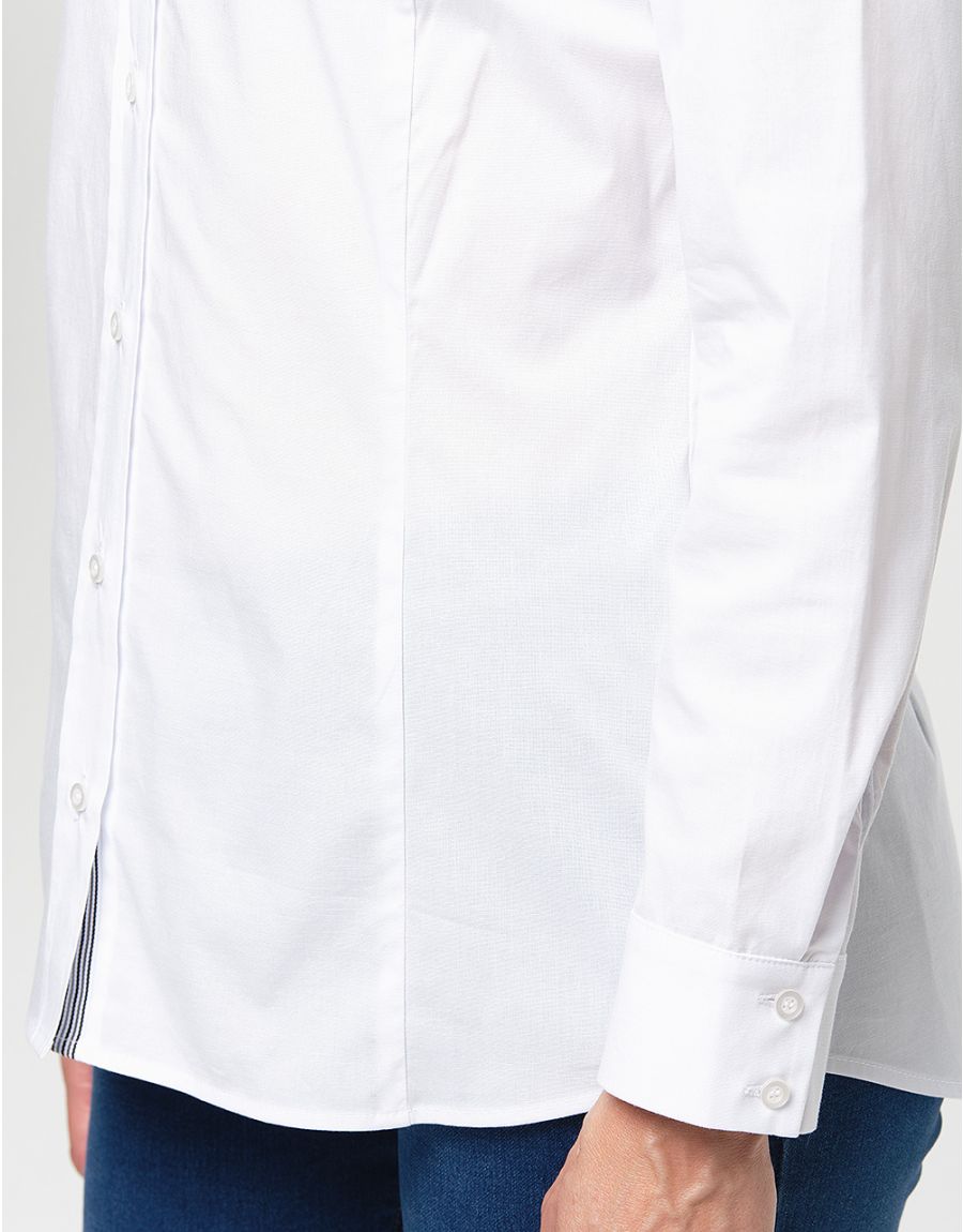 Chemisier blanc coton