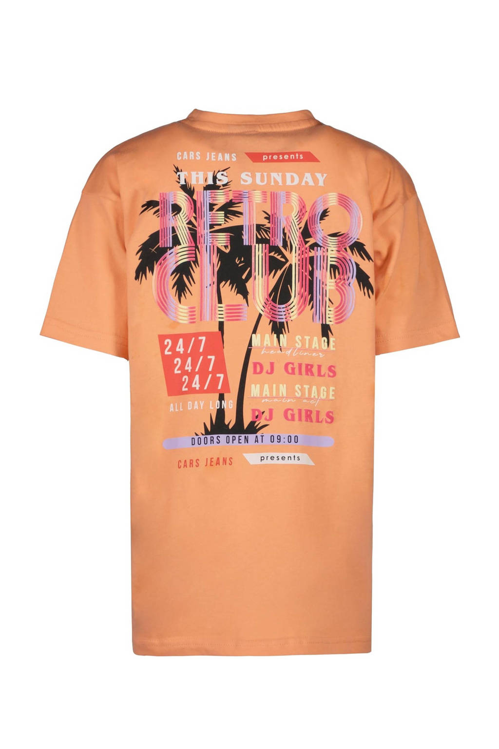 Cars T-shirt BEYSA met printopdruk oranje