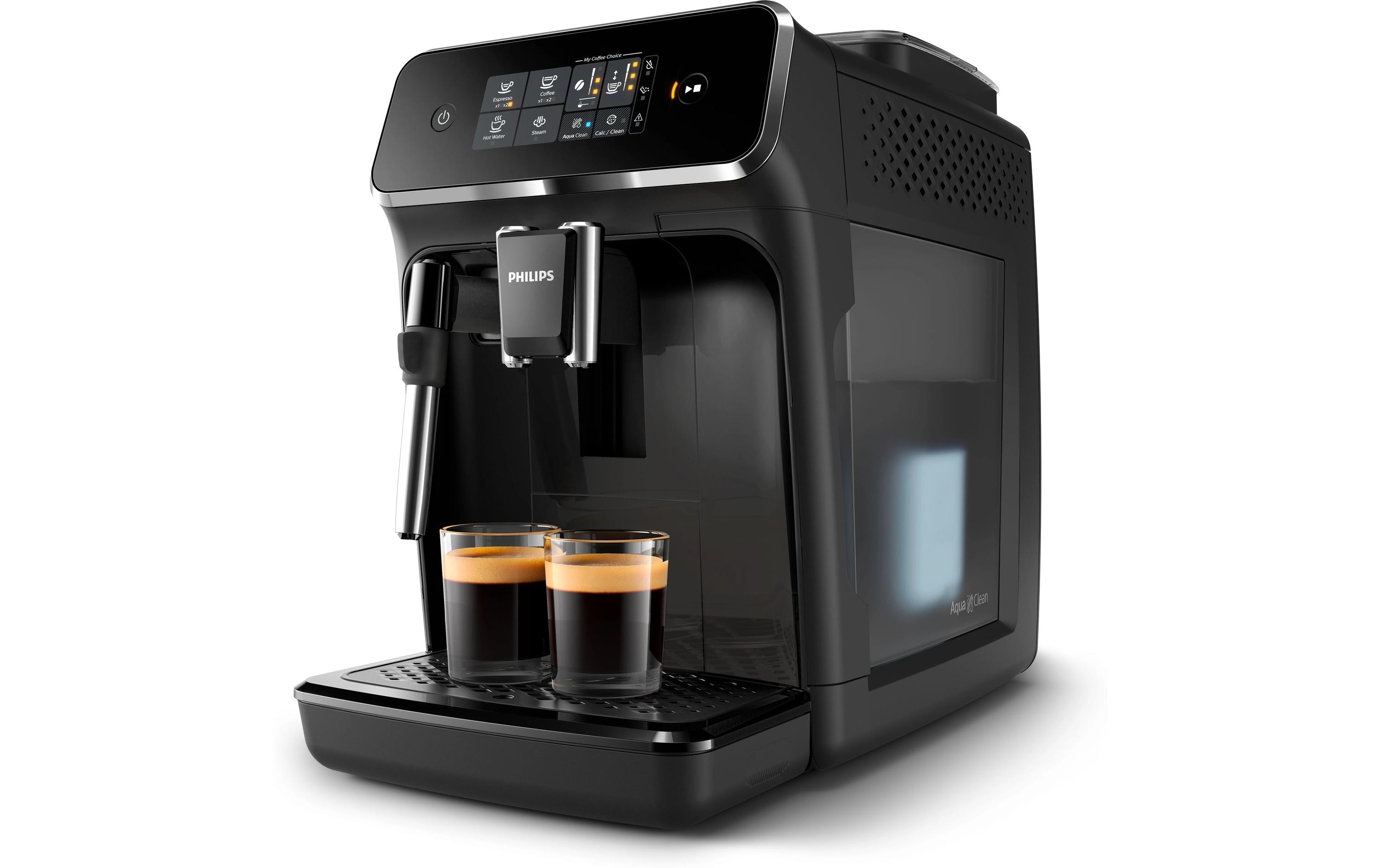 Kaffeevollautomat Series 2200 EP2225/10 Klavierlack Schwarz<br>Kaffeemaschine mit SensorTouch-Oberfläche