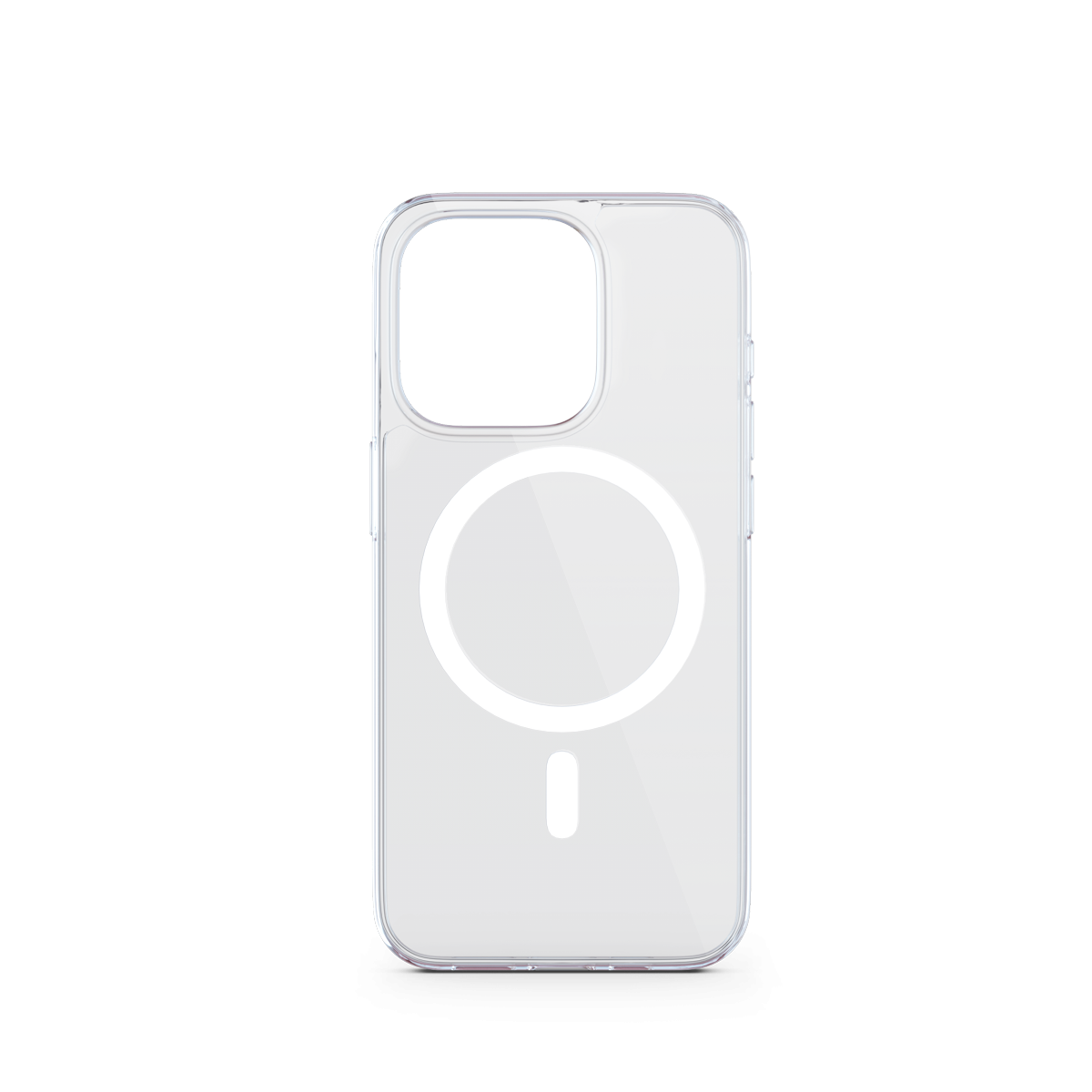 iPhone 15 Pro MagSafe Hybrid Hülle TPU Bumper   Acryl Rückseite Hero Case (81310101000004) - Transparent