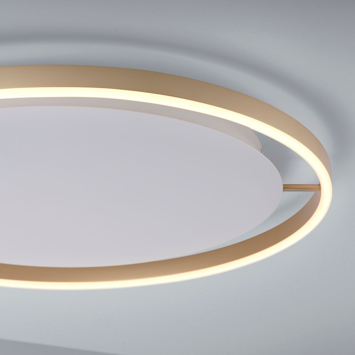 Plafondlamp messing 60 cm incl. LED 3-staps dimbaar - Zlatan