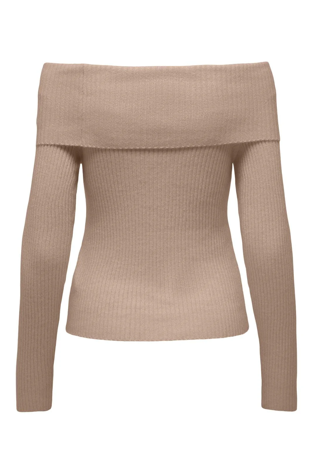 Only Onlkatia Ls Off Shoulder Knt Nca 4677039 warm taupe