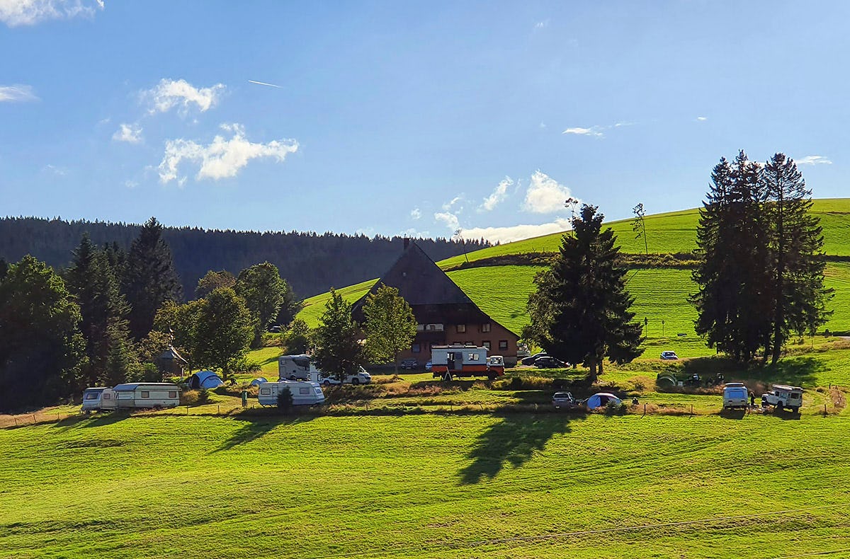 Außergewöhnich Übernachten im Dachzelt Furtwangen