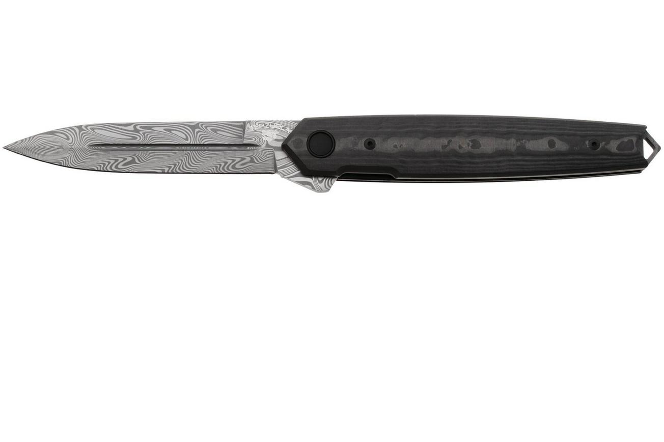 Fox Pacifico FX-ATC-OG02 DCF Thor Damasteel, Black Camo FatCarbon, zakmes, Terzuola design