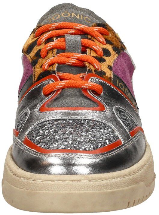 Iqonic Sneakers Laag zilver
