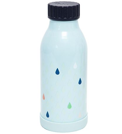 Petit Monkey Termoflaske - 350 ml - Drops - Blå