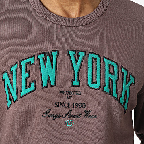 Sweat Crewneck 1124 Marron