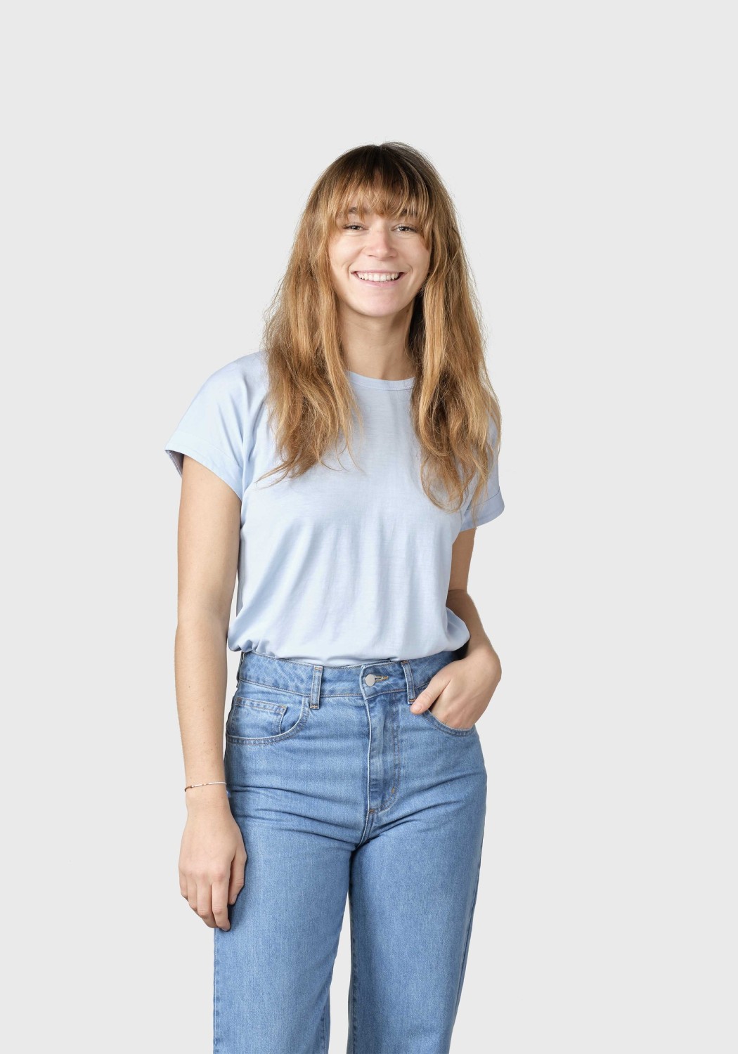 Klitmøller Collective T-Shirt Sigrid Tee Light Blue