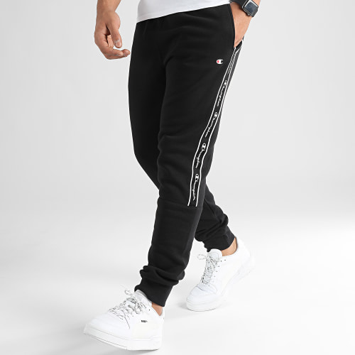 Pantalon Jogging A Bandes 217833 Noir