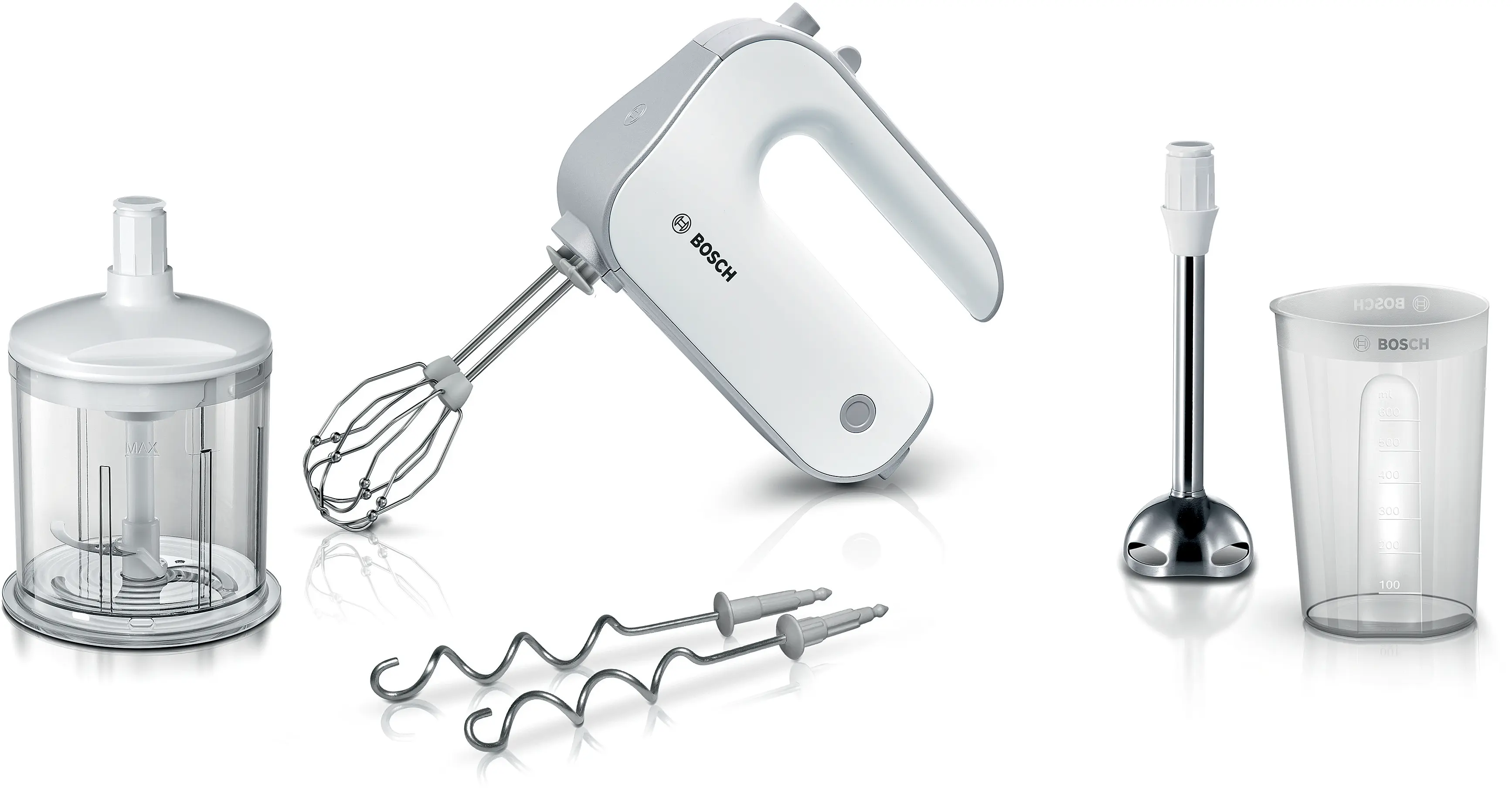 Handmixer Styline 500 W Wit, Zilver MFQ4080