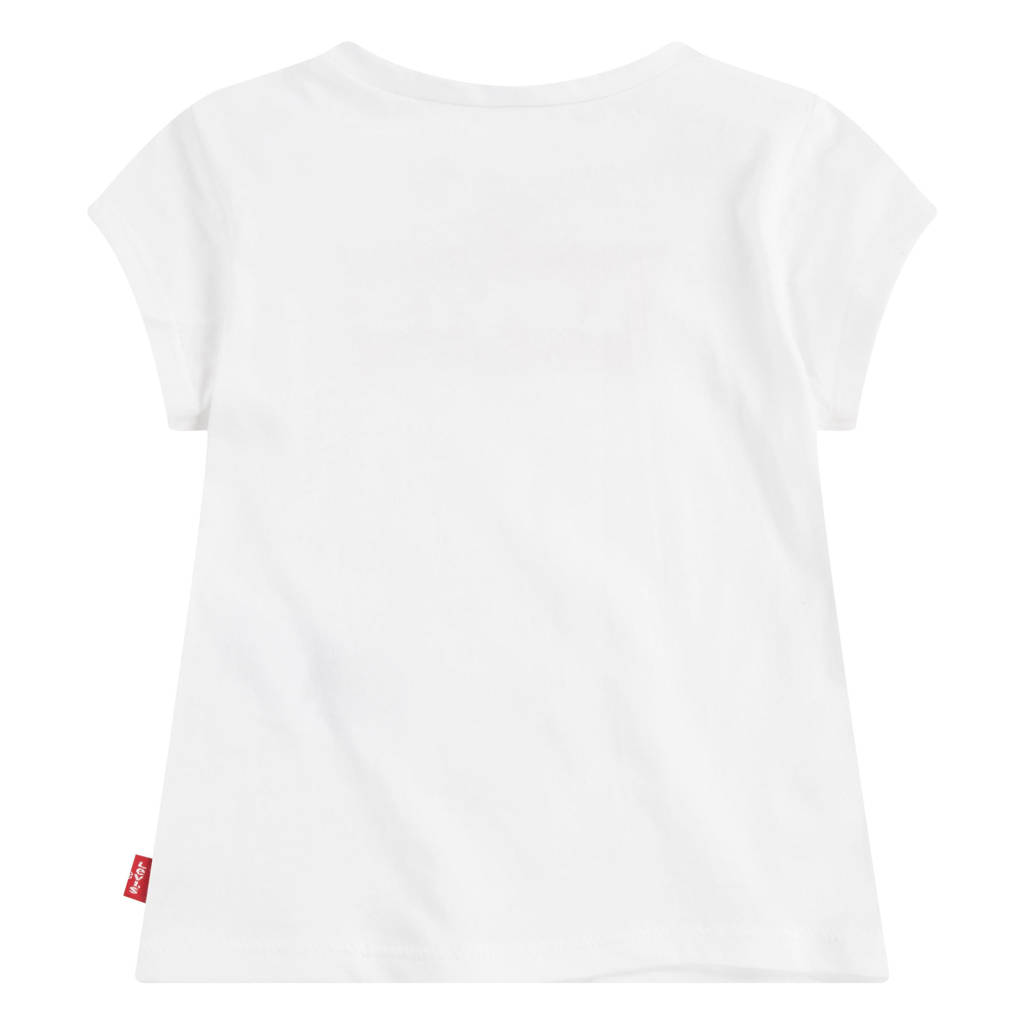 Levi's T-shirt Batwing met logo wit