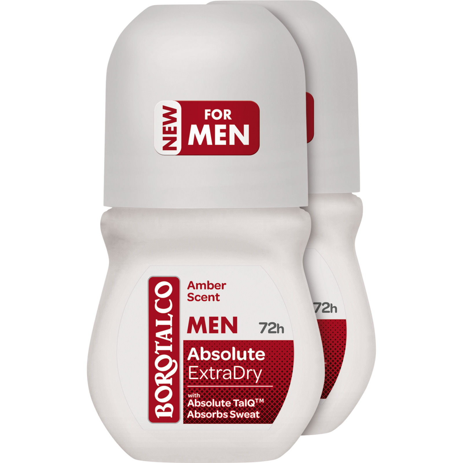 Borotalco For Men Absolute Extra Dry Deo Roll on 2 x 50 ml