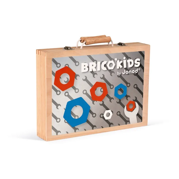Janod Boîte à outils Brico'Kids - Set de 9 pièces
