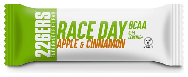 Barre énergétique 226ERS Race Day BCAA Pomme/Cannelle - 40g