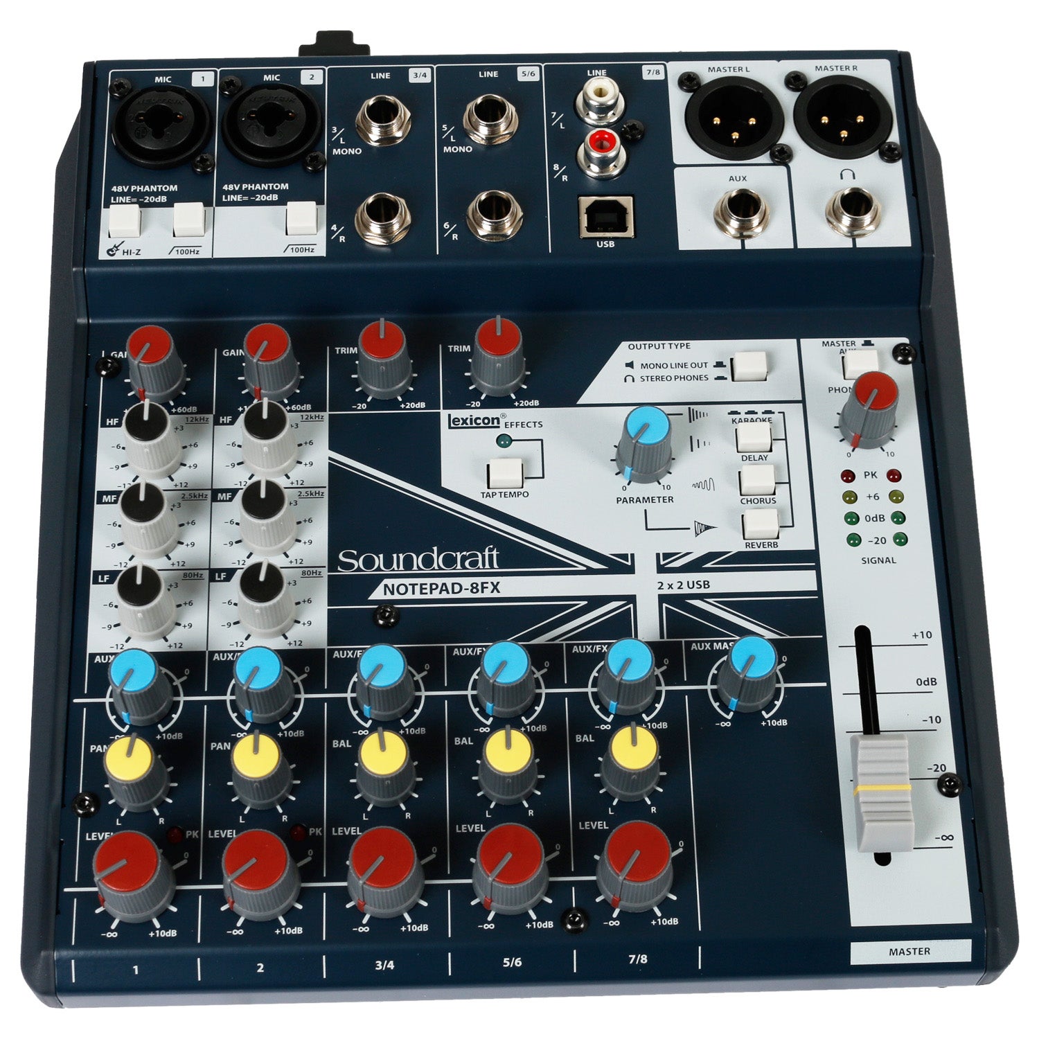 Soundcraft Notepad-8FX mengpaneel