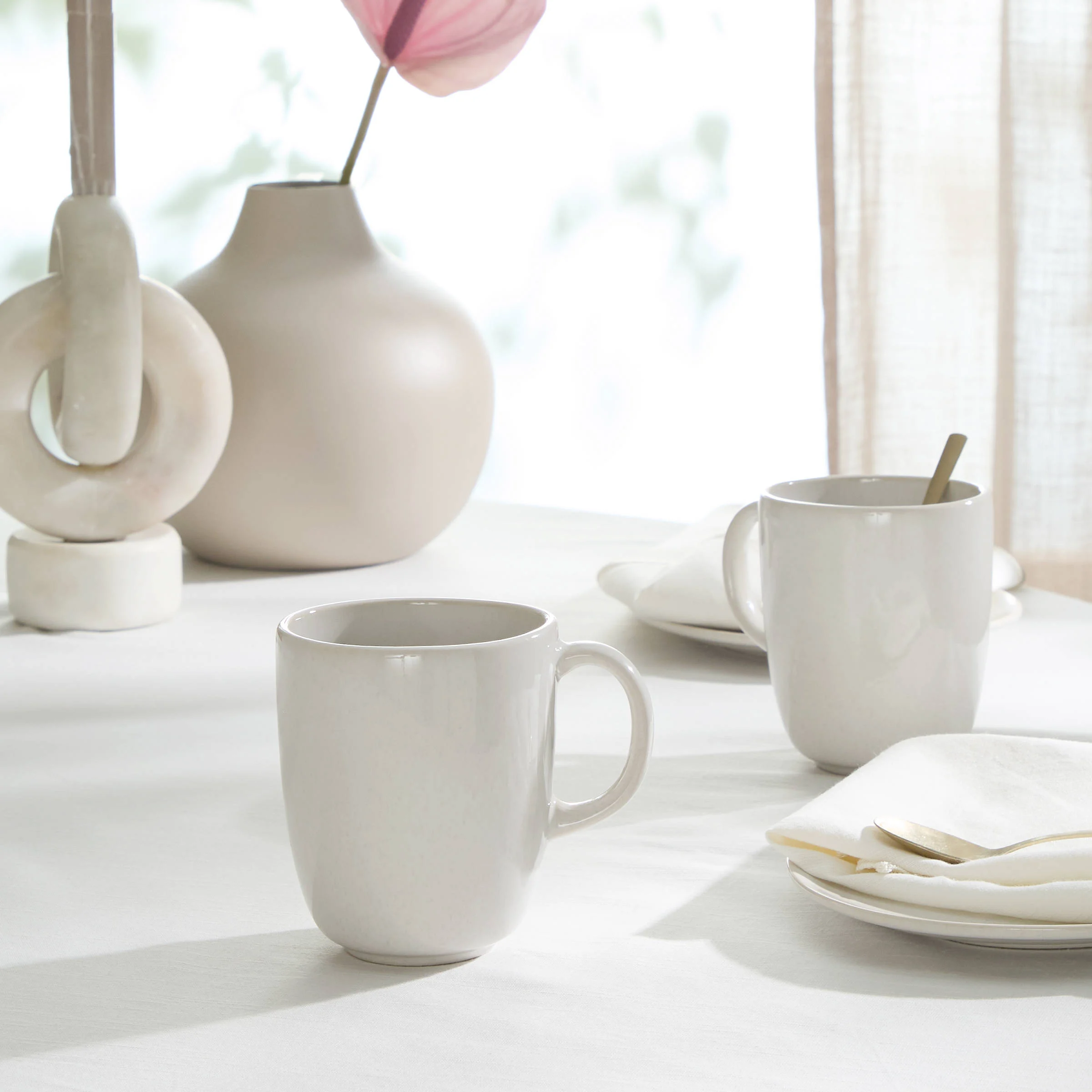 NOUS Living Organic mok (Ø9 cm) (340 ml) (set van 2)