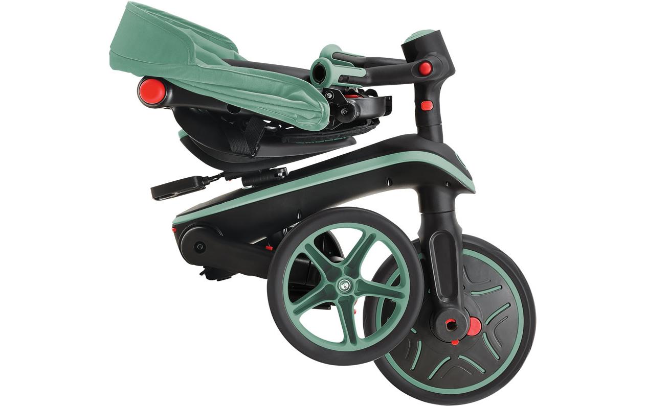 Trike Explorer Foldable 4 in 1, Olivgrün<br>All-in-One-Baby-Dreirad und Kinder-Laufrad