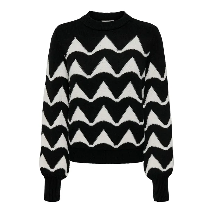 JDY Tina Jacquard Knitted Sweater Dames