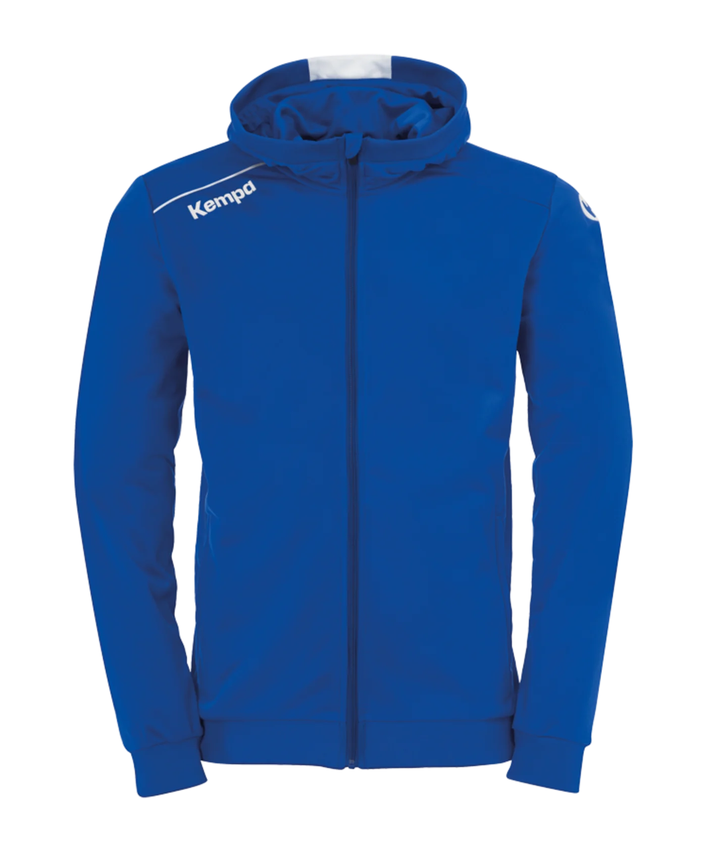Kempa Player Kapuzenjacke Blau Weiss F04