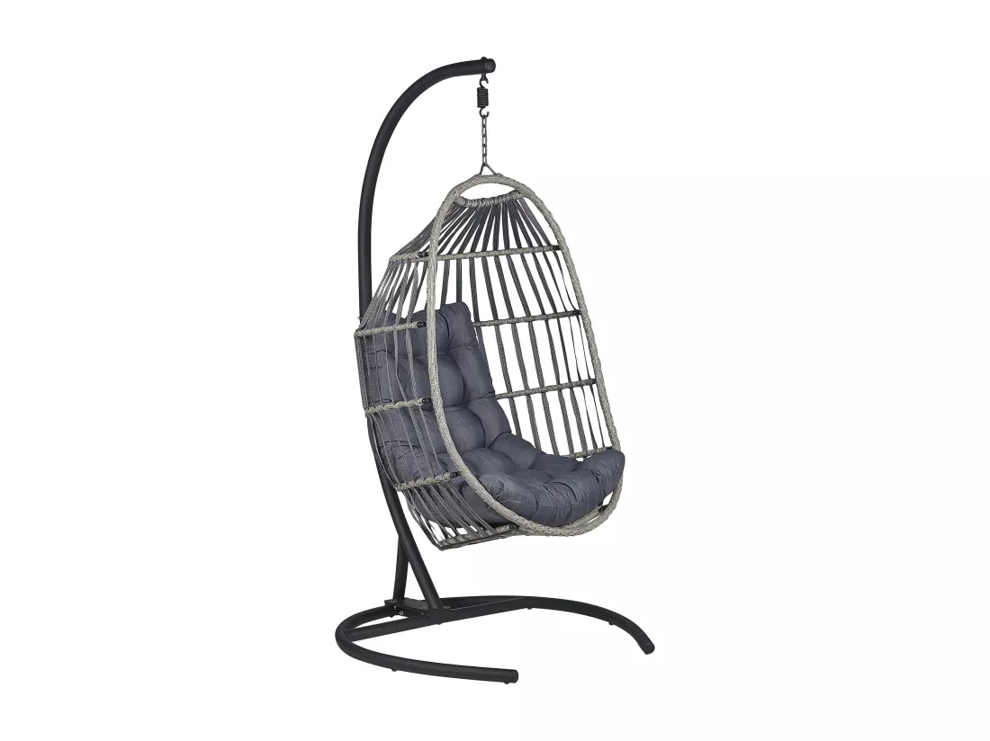 Fauteuil suspendu avec support SESIA Gris foncé