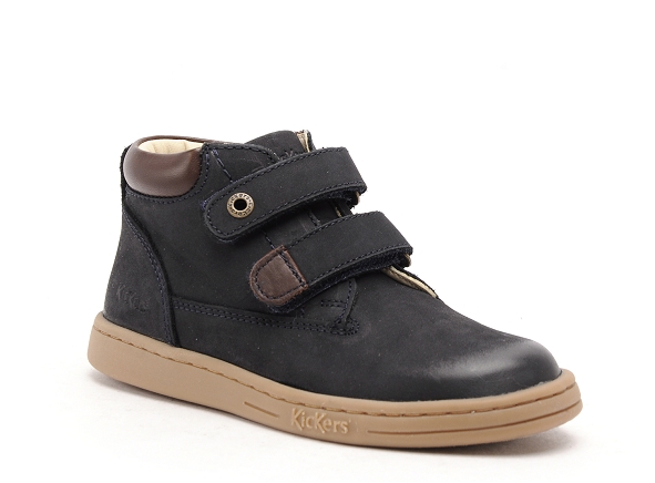 Kickers boots bottine enfant tackeasy bleu