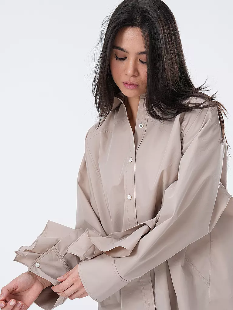 PHILLIP LIM Hemdbluse Oversized Fit beige