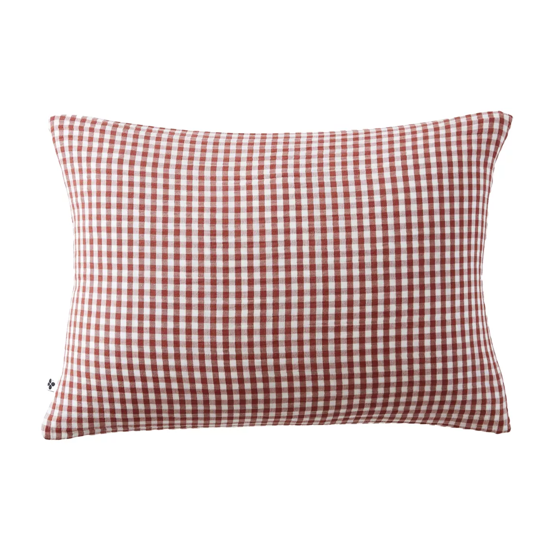 Taie d'oreiller rectangulaire gaze de coton (50 x 70 cm) Vickie Terracotta