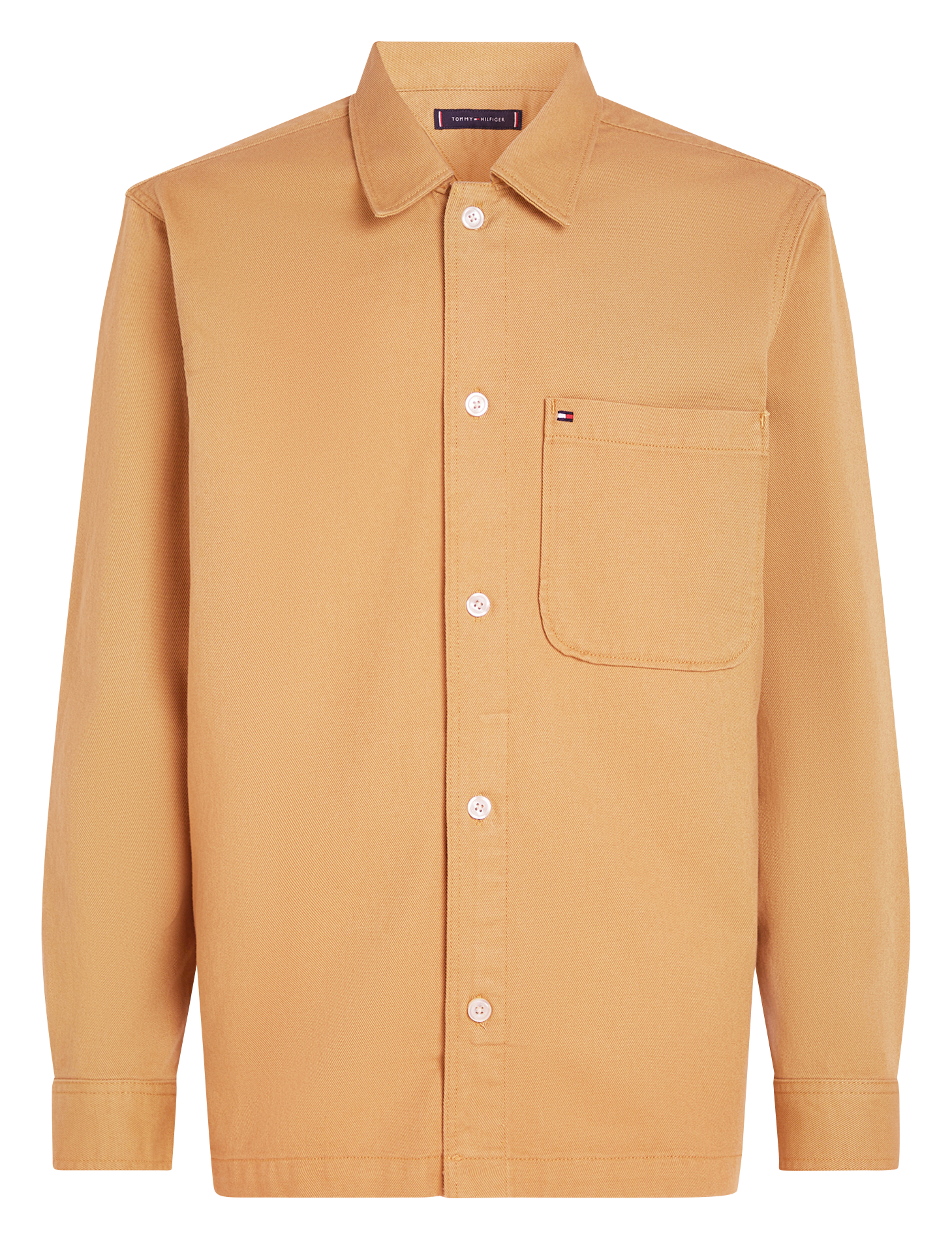 Surchemise col classique en coton | Kaki