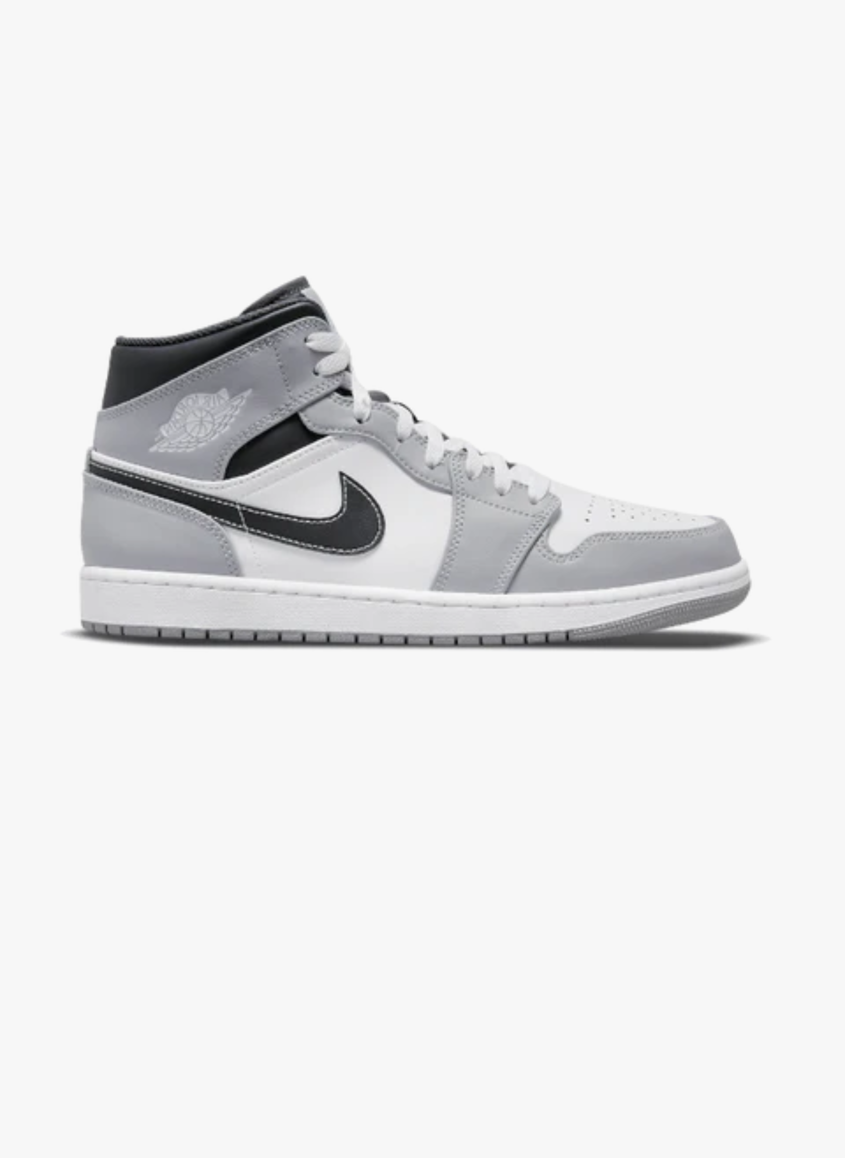 AIR JORDAN MID - Basket basses en cuir | Gris
