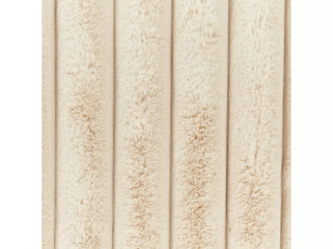 Couvre-lits RAKYA Fourrure synthétique 150 x 200 cm Beige
