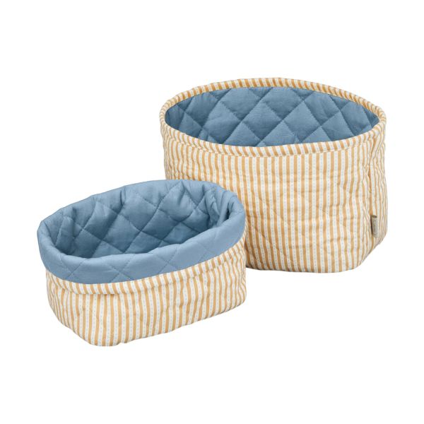 Cam Cam Quilted Opbergmandjes - Oatfield - 2 Stuks