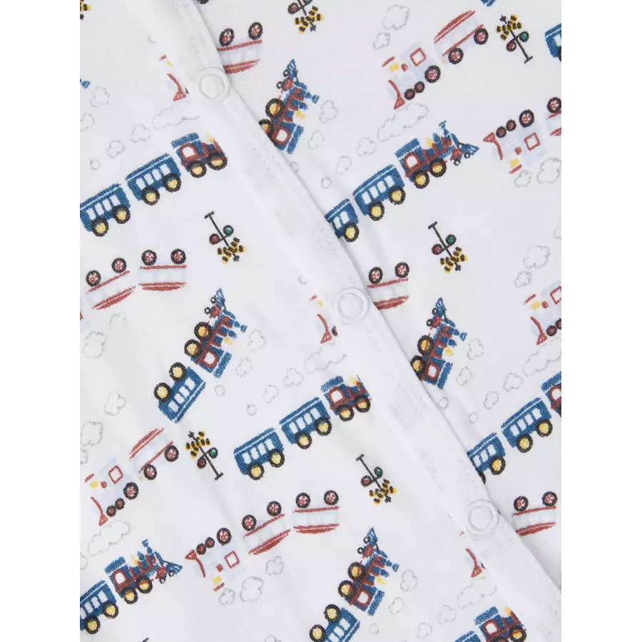 name it Schlafoverall 2er Pack Heather Train