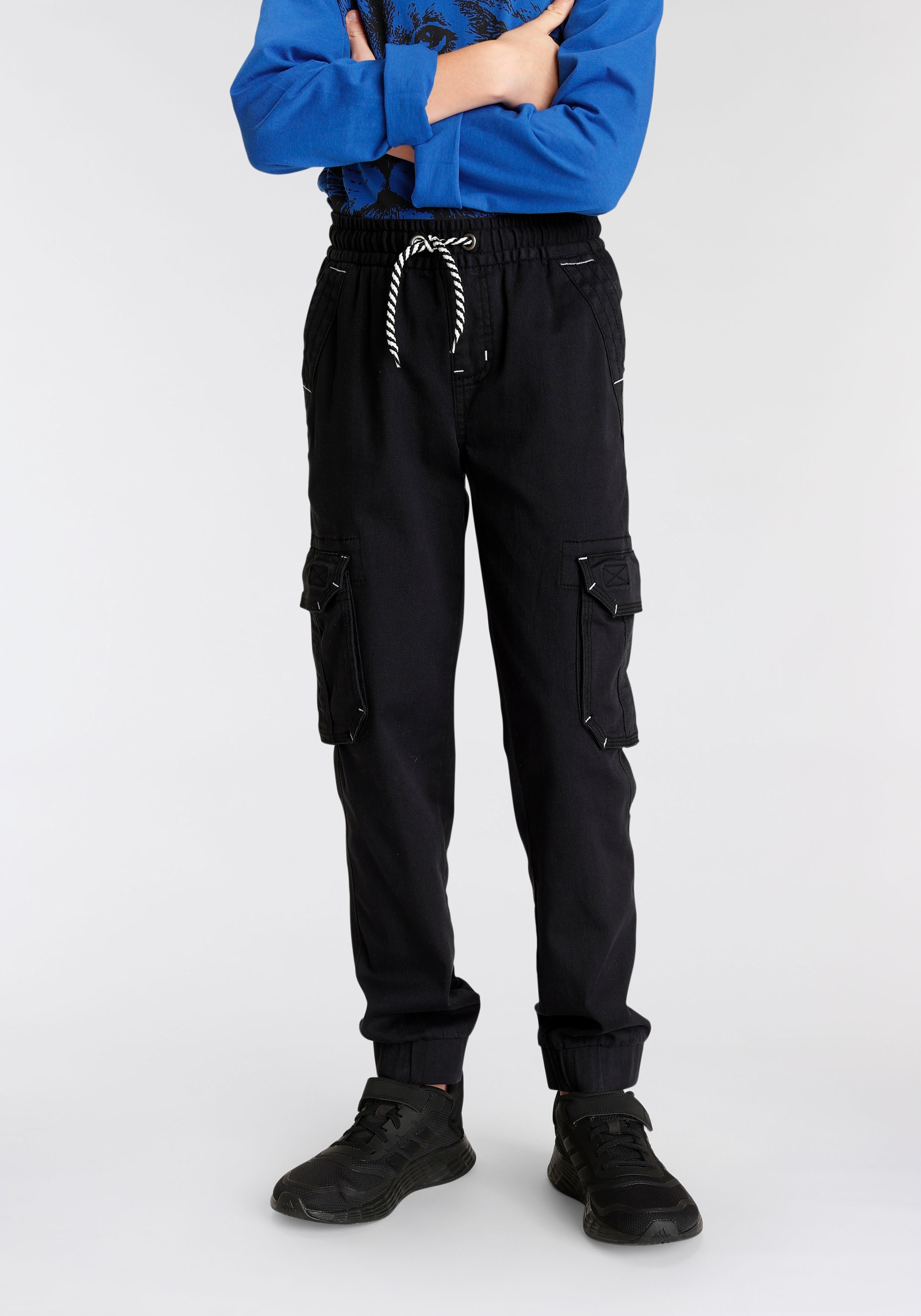 KIDSWORLD Cargohose », bequeme Schlupfform mit Stretch«  für Jungen