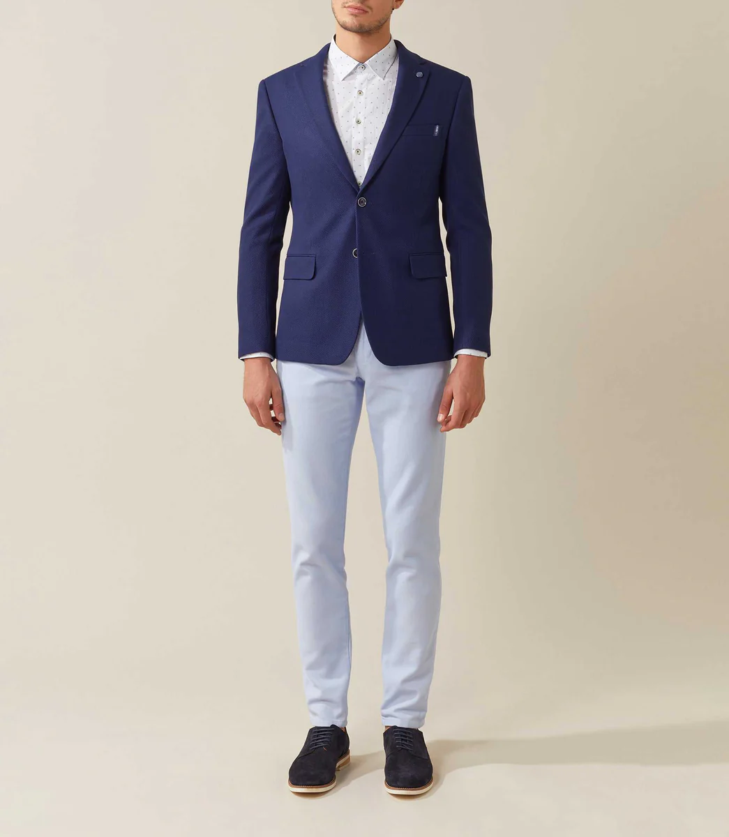 Veste casual bleu 