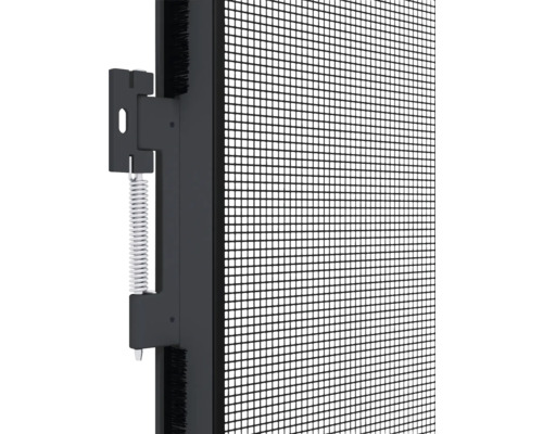 Hordeur aluminium XL schroefmontage antraciet 120x240 cm
