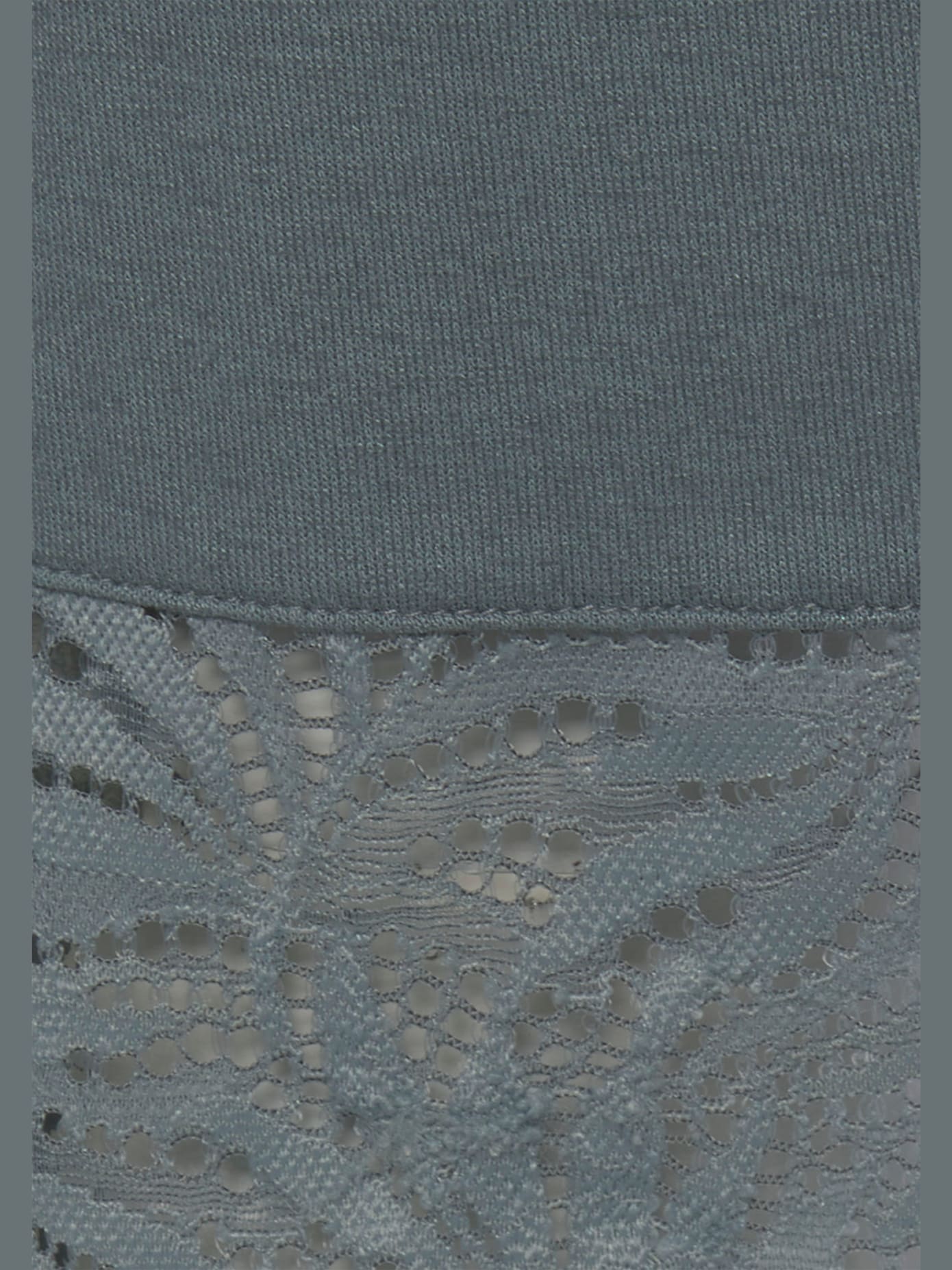 Pantalon de nuit long avec détails en dentelle
