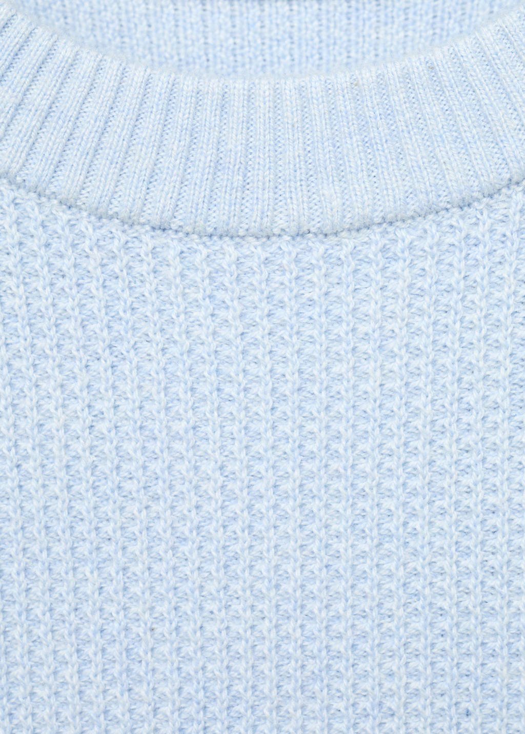 Mango Kids trui gebreid lichtblauw