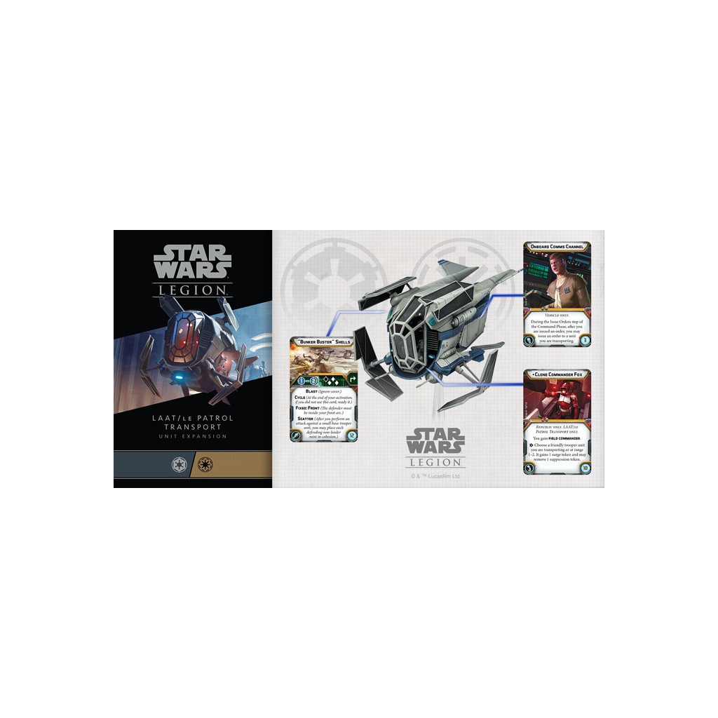 Star Wars : Légion - Transport de Patrouille LAAT/le