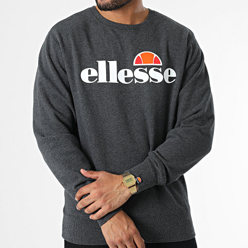 Sweat Crewneck Succiso Gris Anthracite Chiné