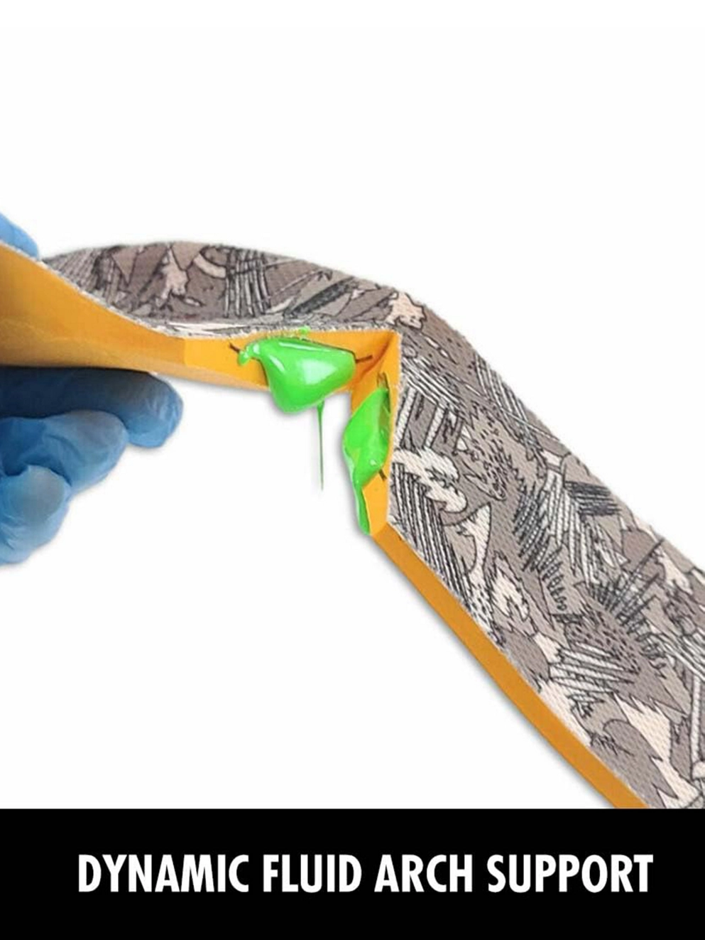 Footprint Orthotics Fluid X Shoe Insoles camo orange