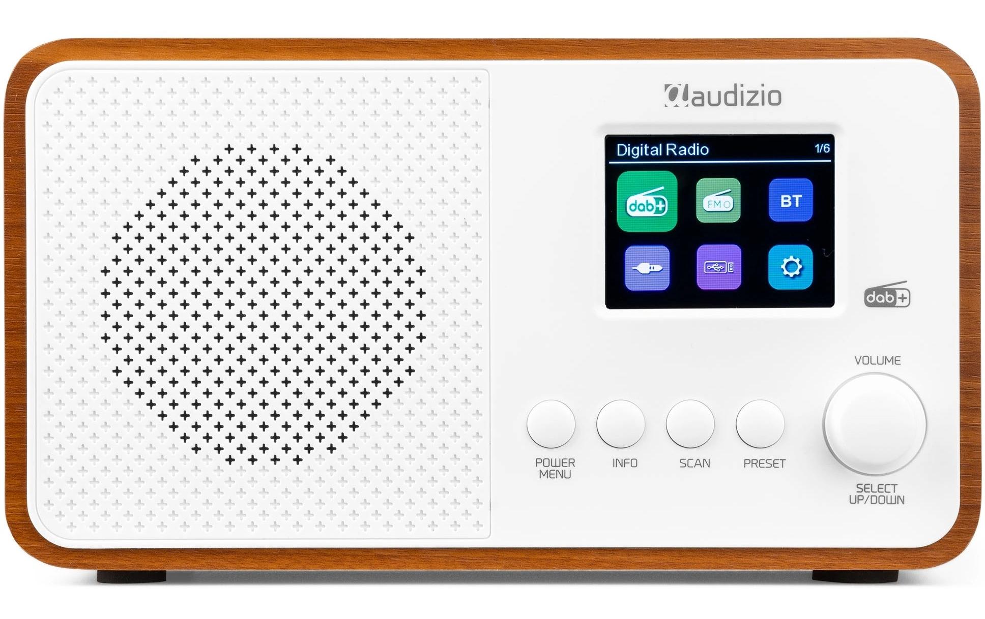 DAB+ Radio Avio WeissDAB+ Radio mit Bluetooth