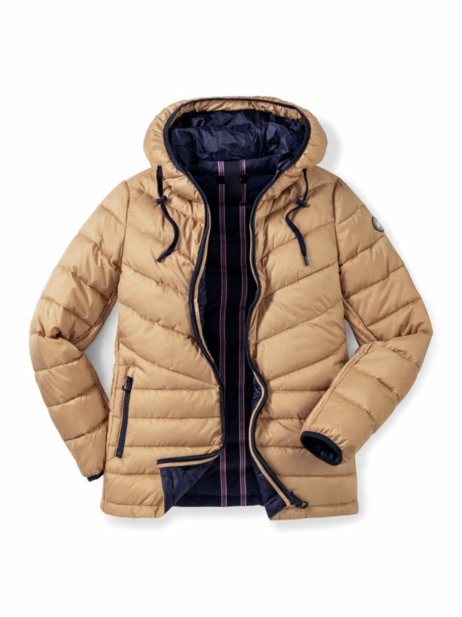 Leichtsteppjacke Farbkontrast