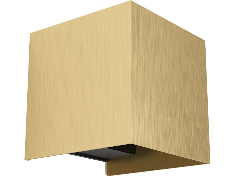 EGLO Leuchten Wand-/Deckenleuchte VALMONTONE Messing LED 2 Moderne LED Wand-/Deckenleuchte mit energieeffizienter Beleuchtung