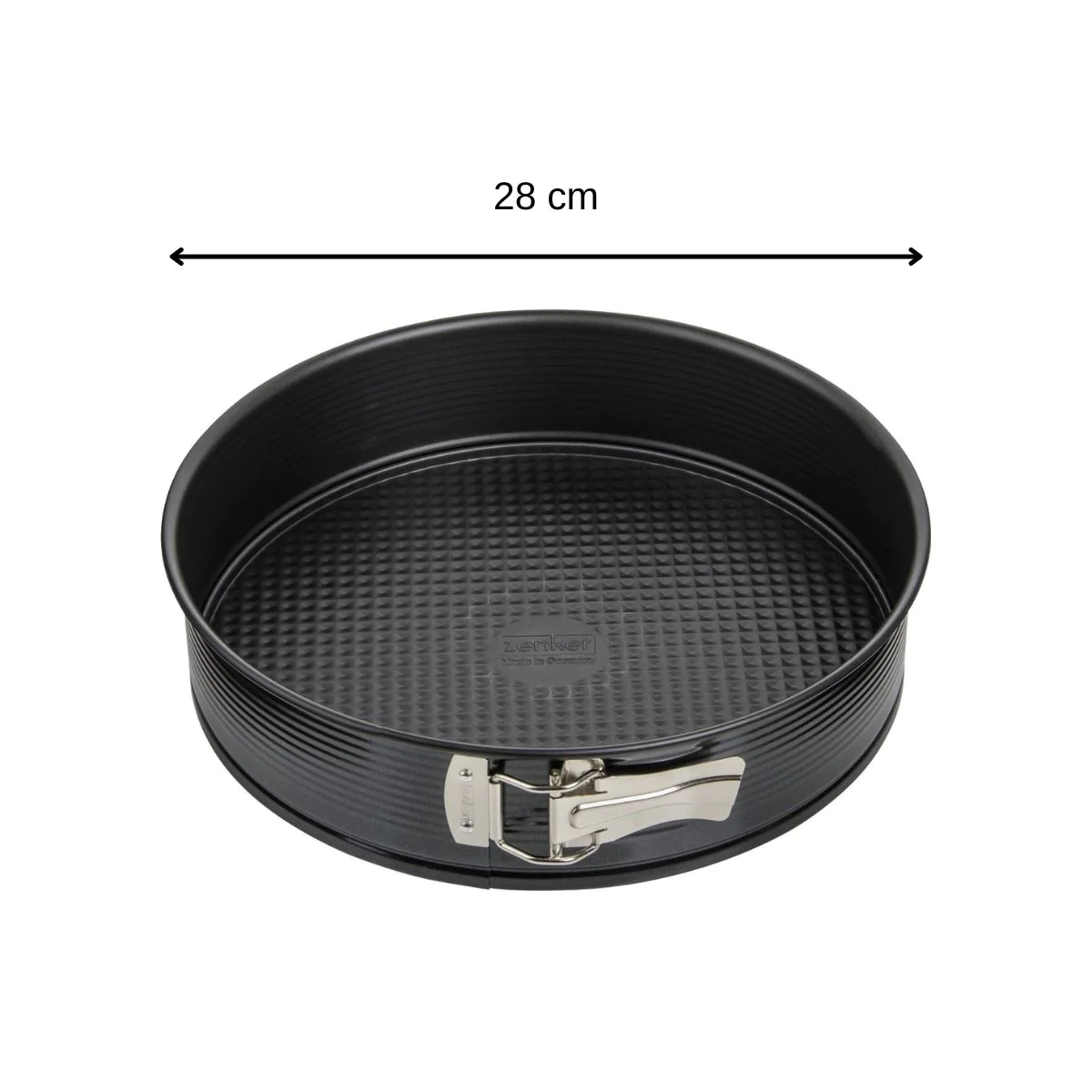 Moule à manqué à charnière 28 cm Black Metallic Zenker