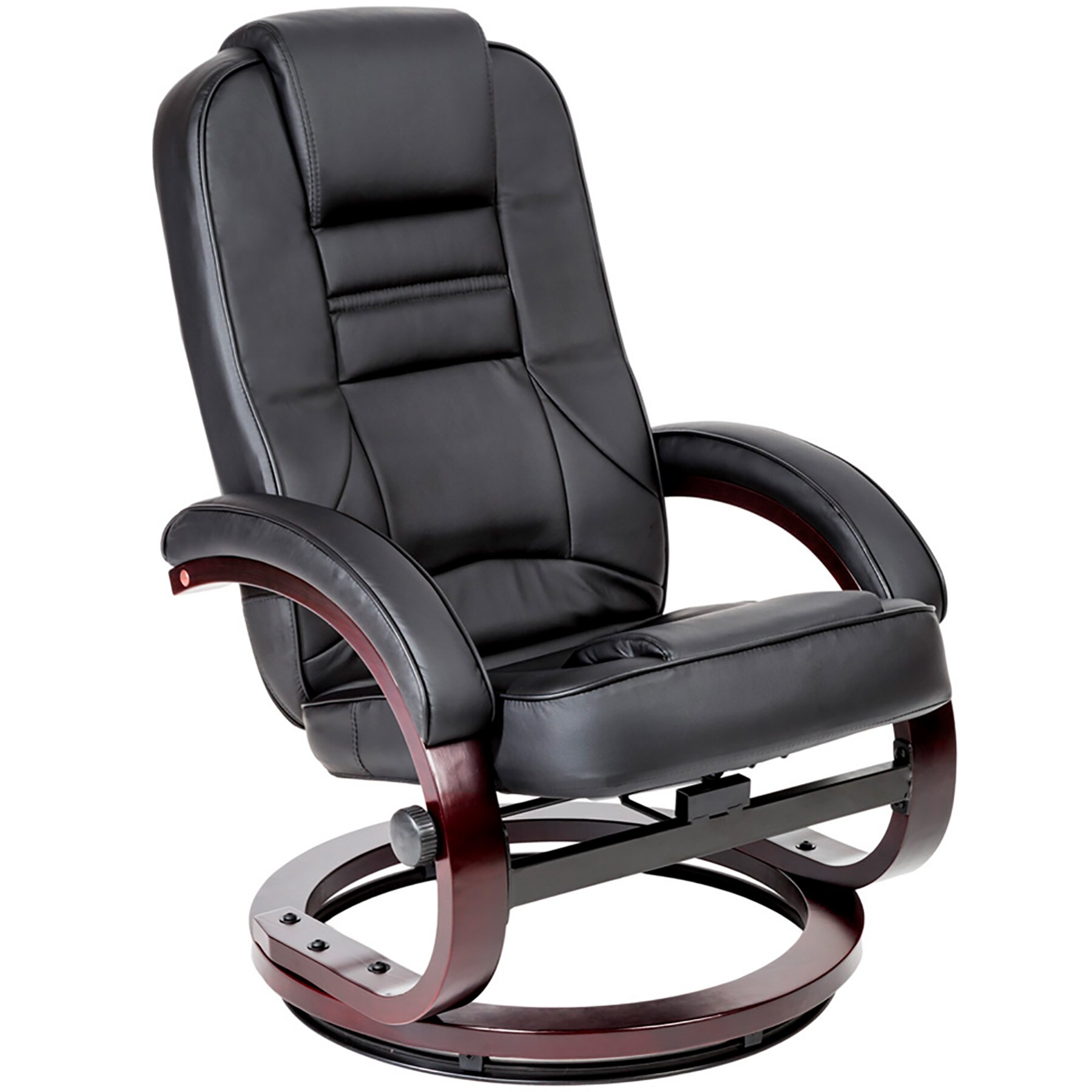 tectake® Fernsehsessel, mit Hocker, 360° drehbar, Belastbarkeit 150 kg