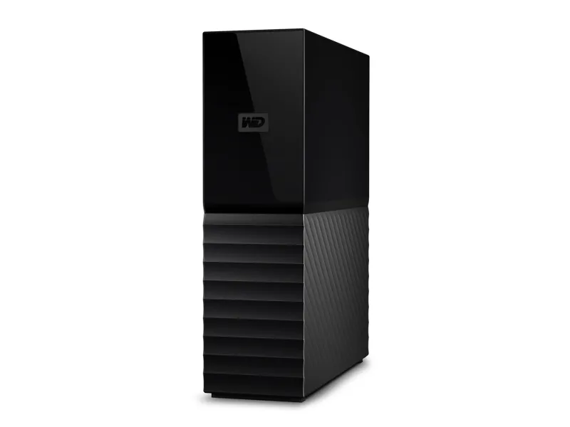 WD My Book WDBBGB0080HBK - Harddisk - krypteret - 8 TB - ekstern (stationær) - USB 3.0 - 256-bit AES - sort