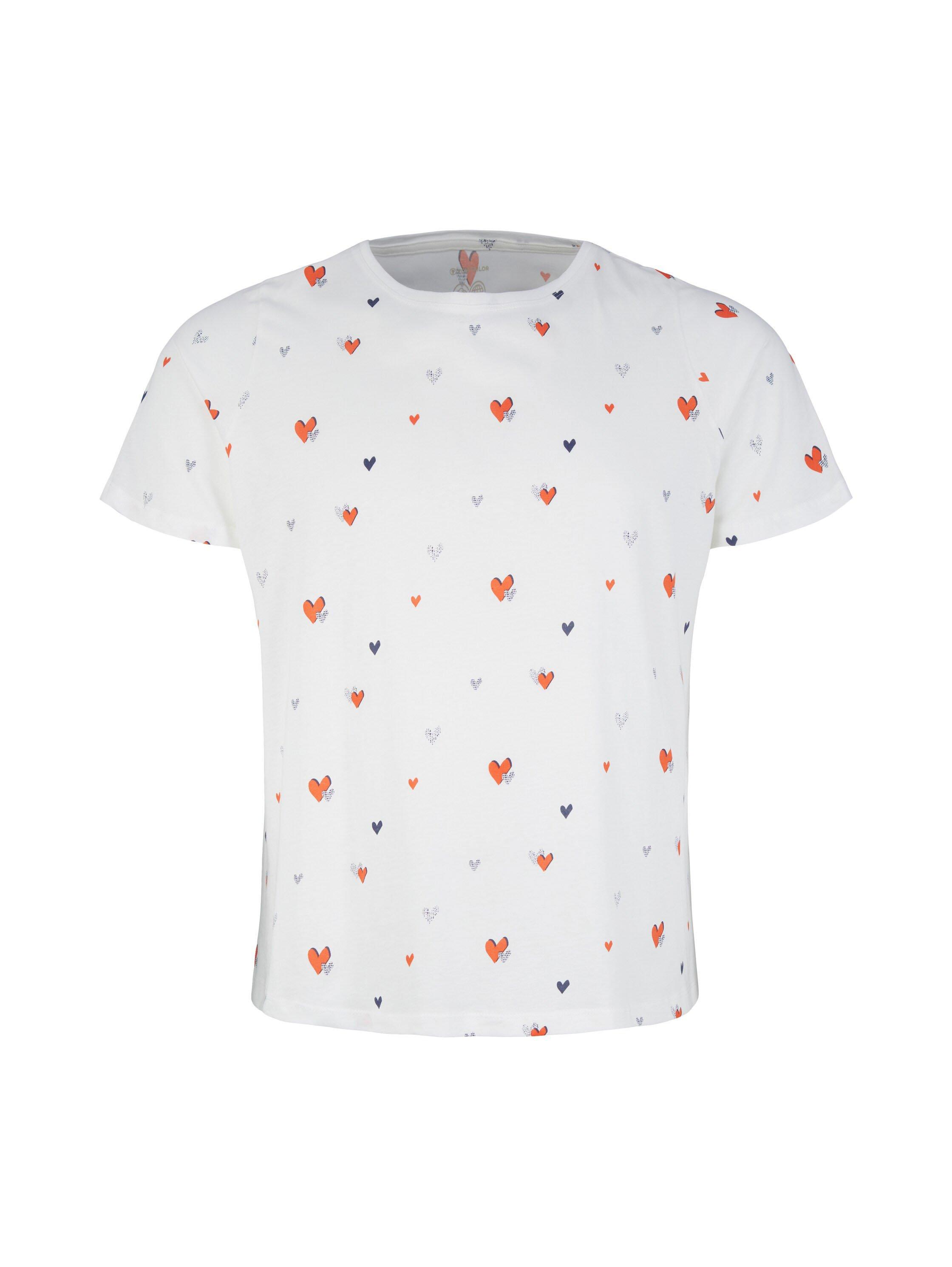 T-Shirt mit Alloverprint, aus weicher Baumwolle