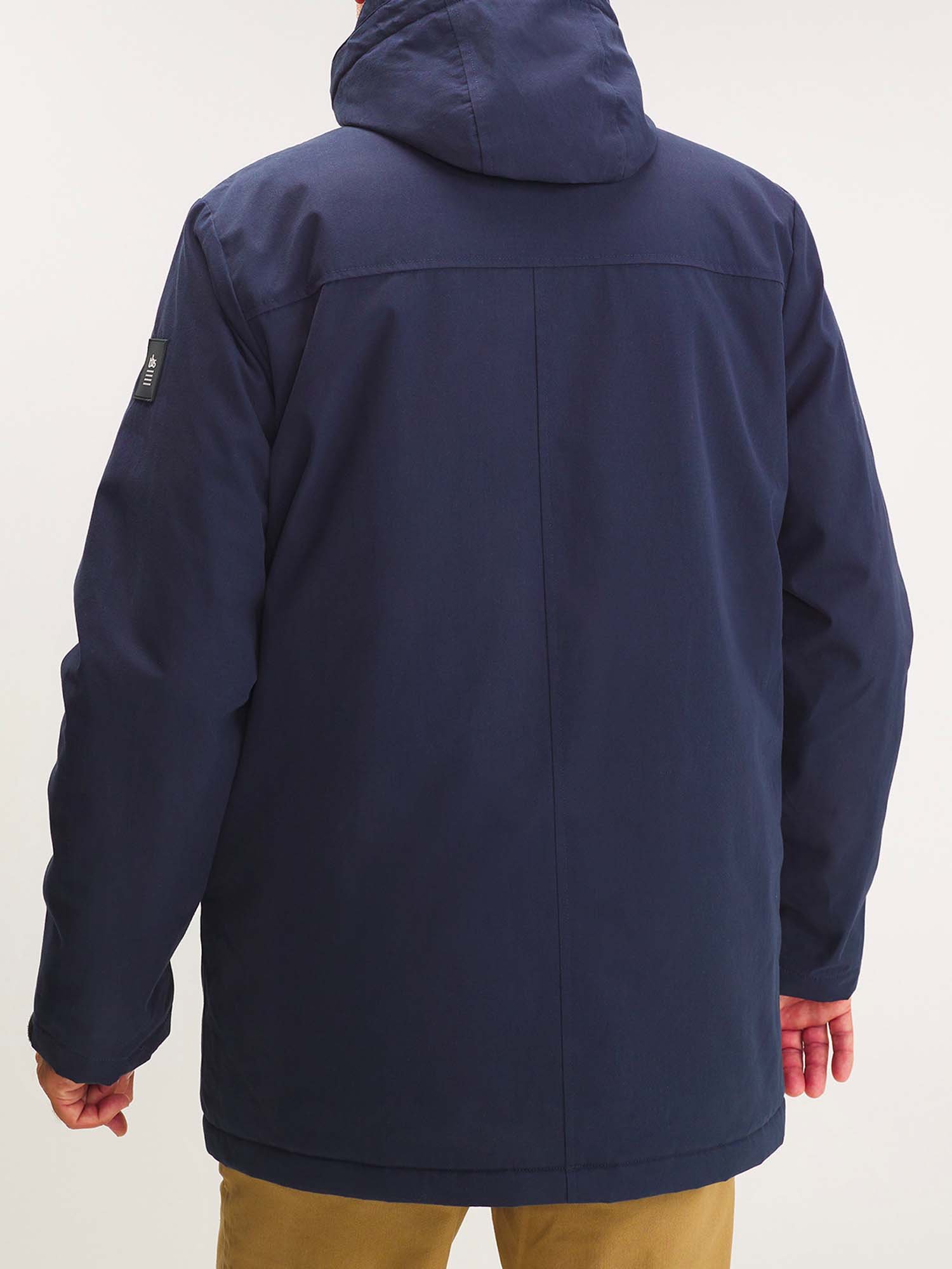 Veste Homme Imperméable Mi-Longue Marine
