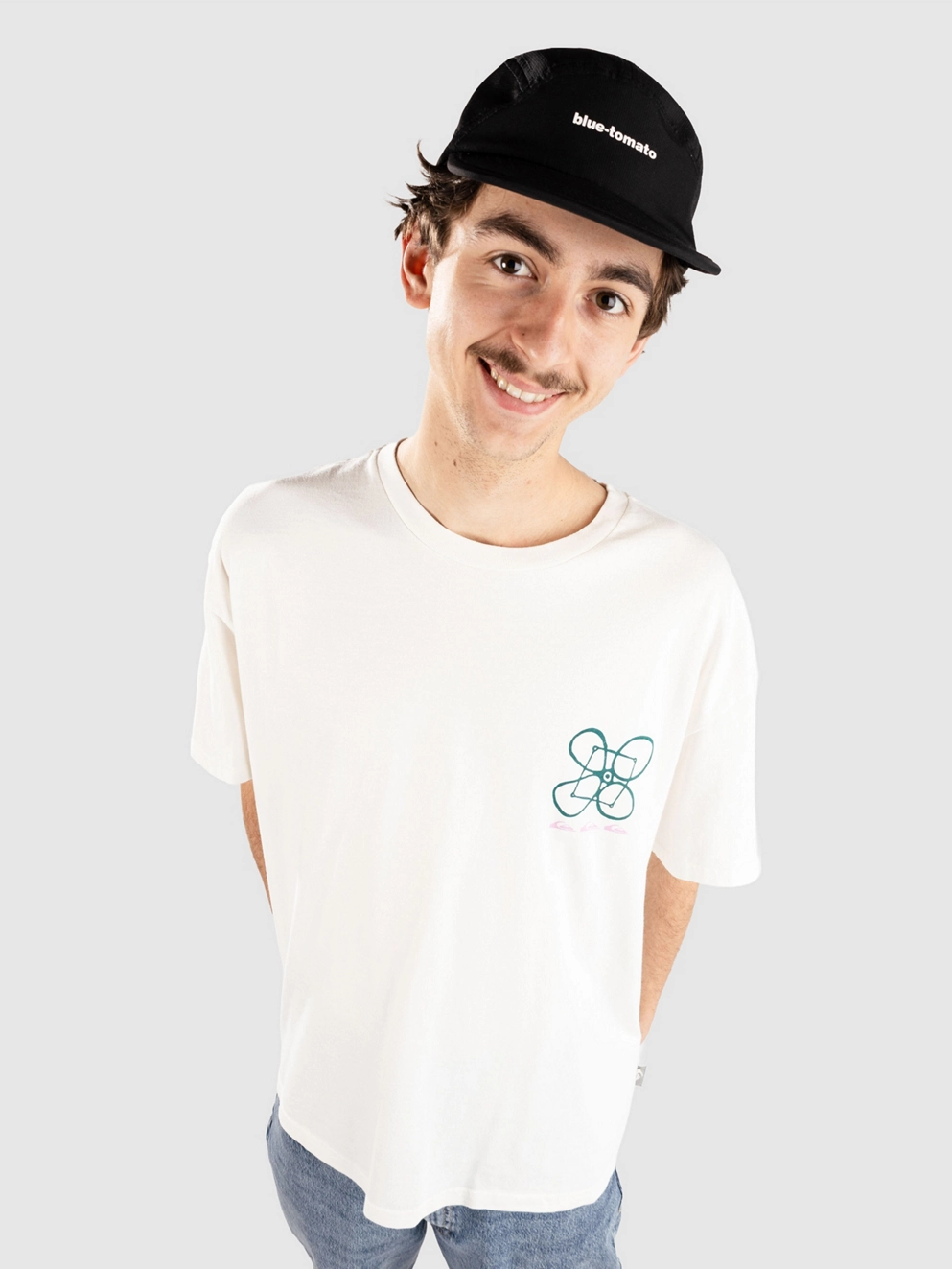 Quiksilver Outside Inside T-Shirt snow white